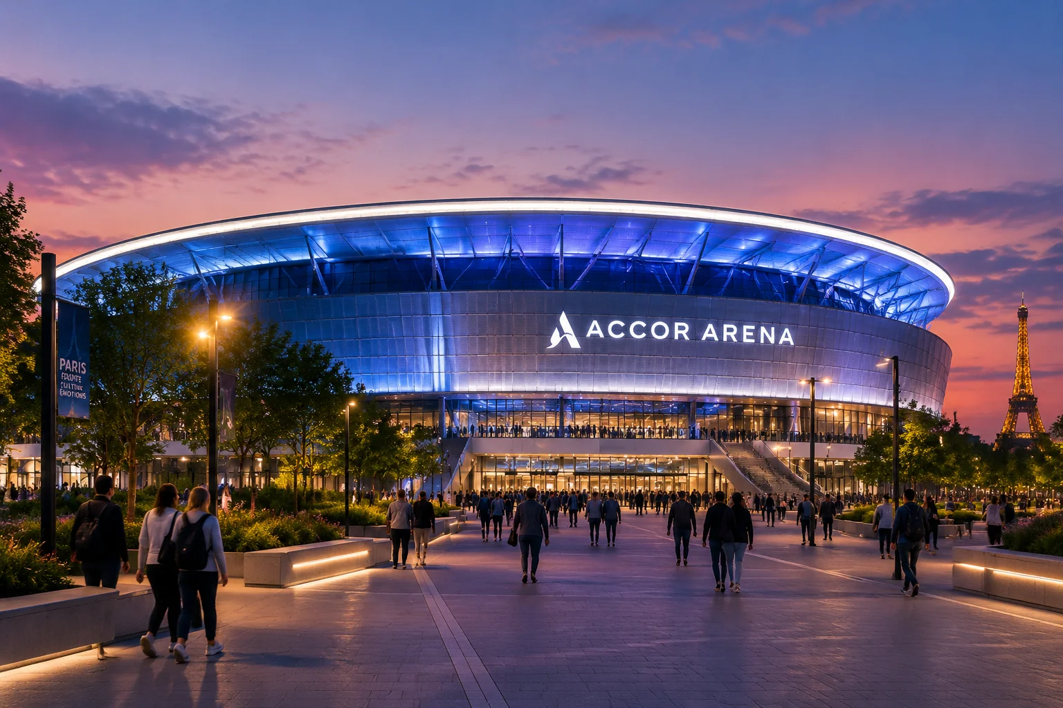 Confirmation du lieu : Accor Arena