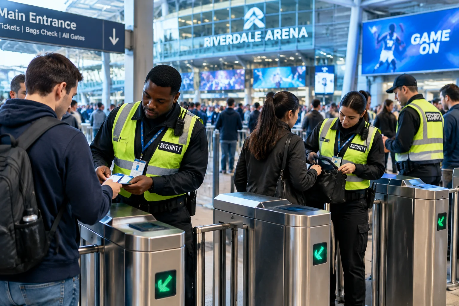 Restrictions de sécurité à l'Accor Arena