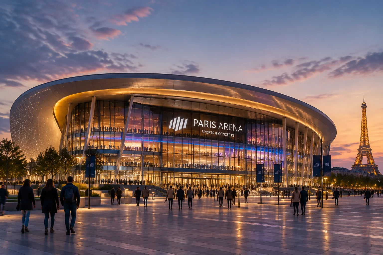 Confirmation du lieu : Accor Arena